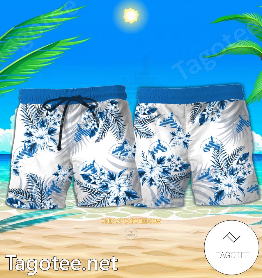 Walt Disney Company Logo Hawaiian Shirt And Shorts - EmonShop a