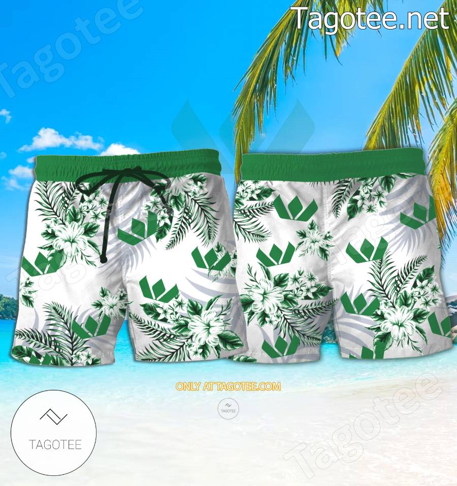 Wesfarmers Logo Hawaiian Shirt And Shorts - BiShop a
