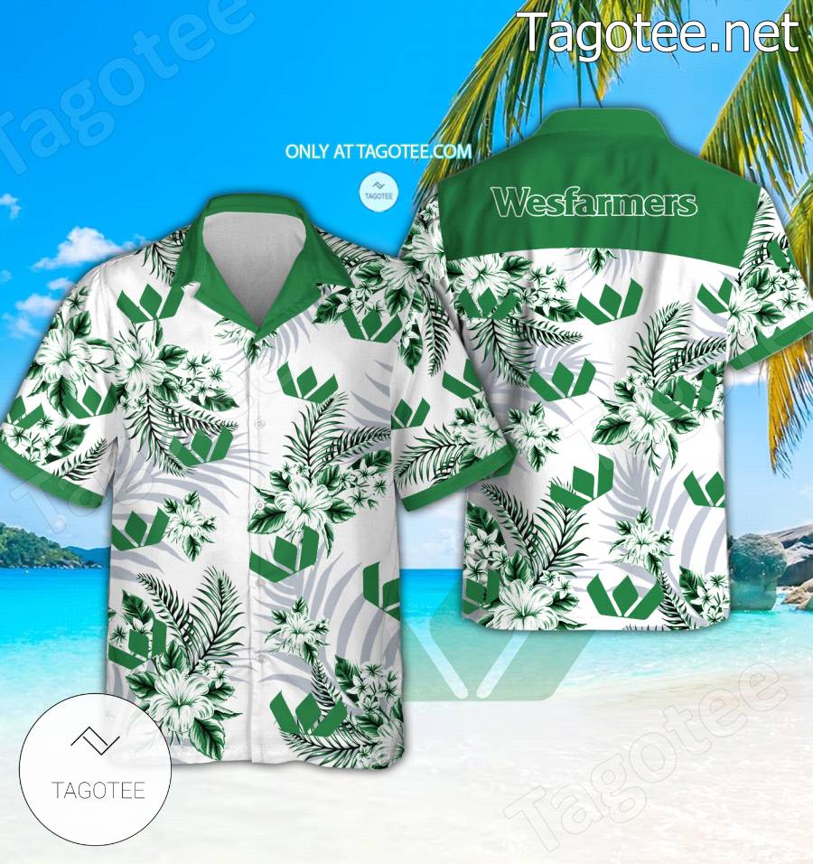 Wesfarmers Logo Hawaiian Shirt And Shorts - BiShop