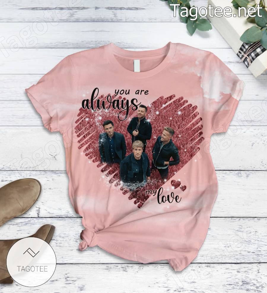 Westlife You Are Alway My Love Pajamas Set a