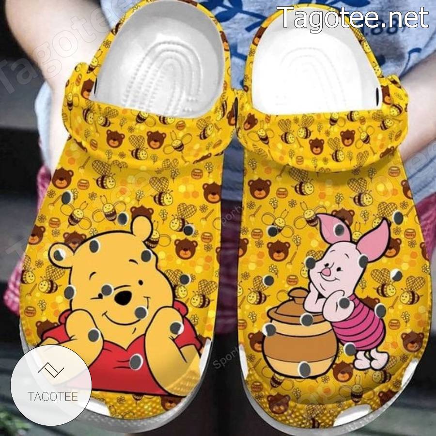 Winnie The Pooh And Piglet Crocs Clogs - Tagotee