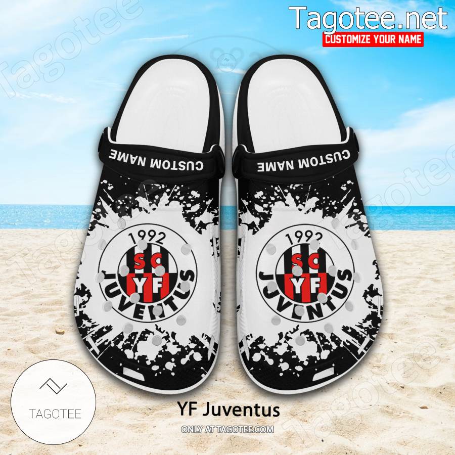 YF Juventus Custom Crocs Clogs - BiShop a