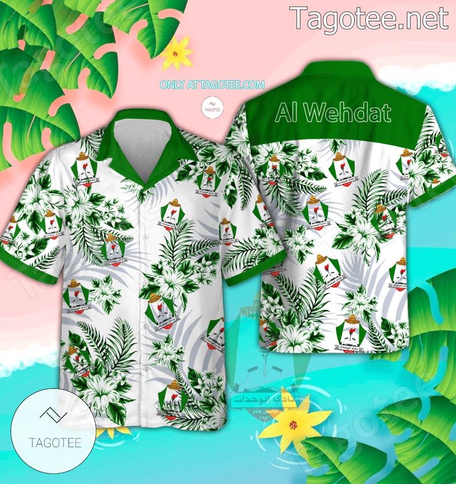 Al Wehdat Logo Aloha Shirt - BiShop