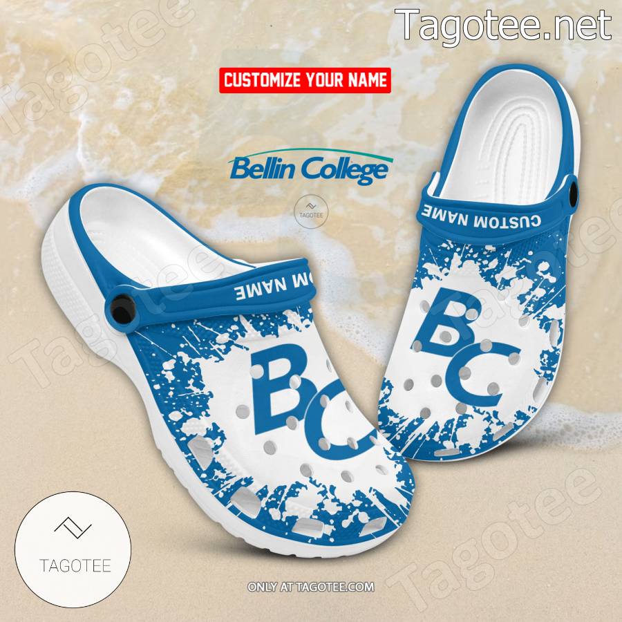 Bellin College Logo Crocs Clogs - BiShop - Tagotee