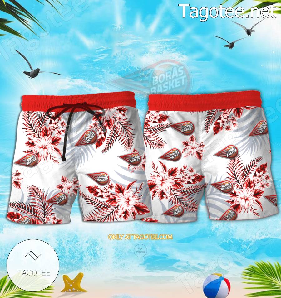 Boras Basket Logo Hawaiian Shirt And Shorts - EmonShop a