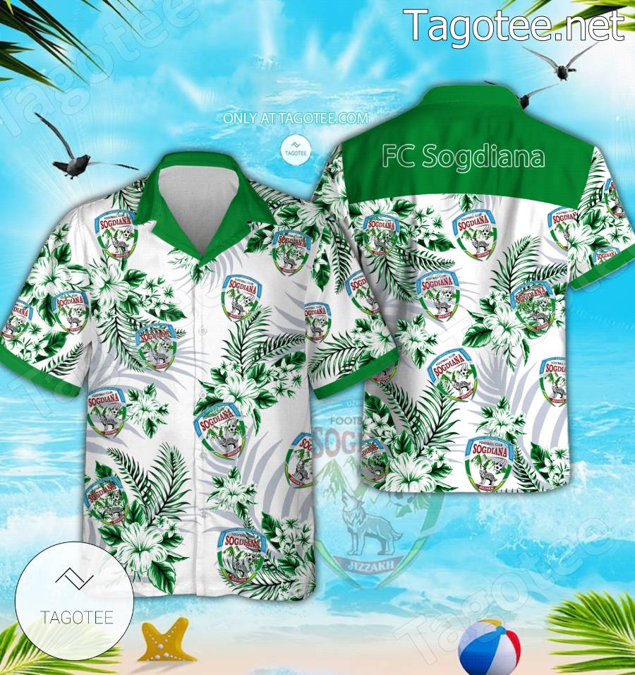 FC Sogdiana Logo Aloha Shirt - BiShop