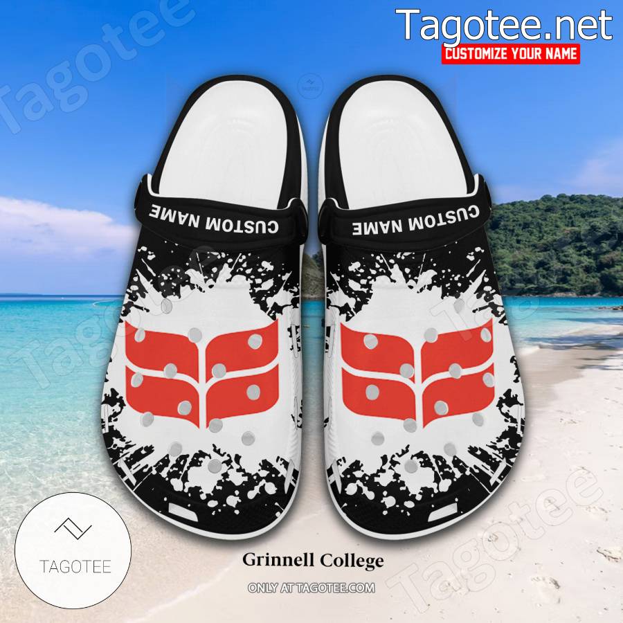 Grinnell College Logo Crocs Clogs - BiShop a