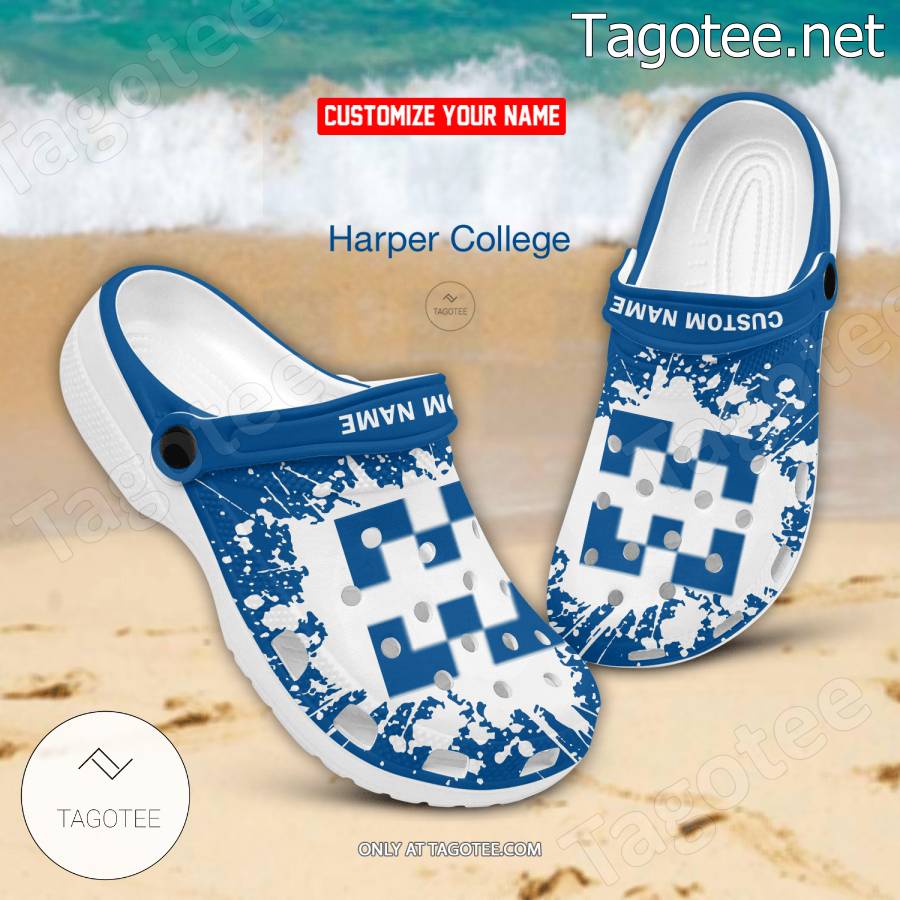 Harper College Logo Crocs Unisex-Adult - BiShop - Tagotee