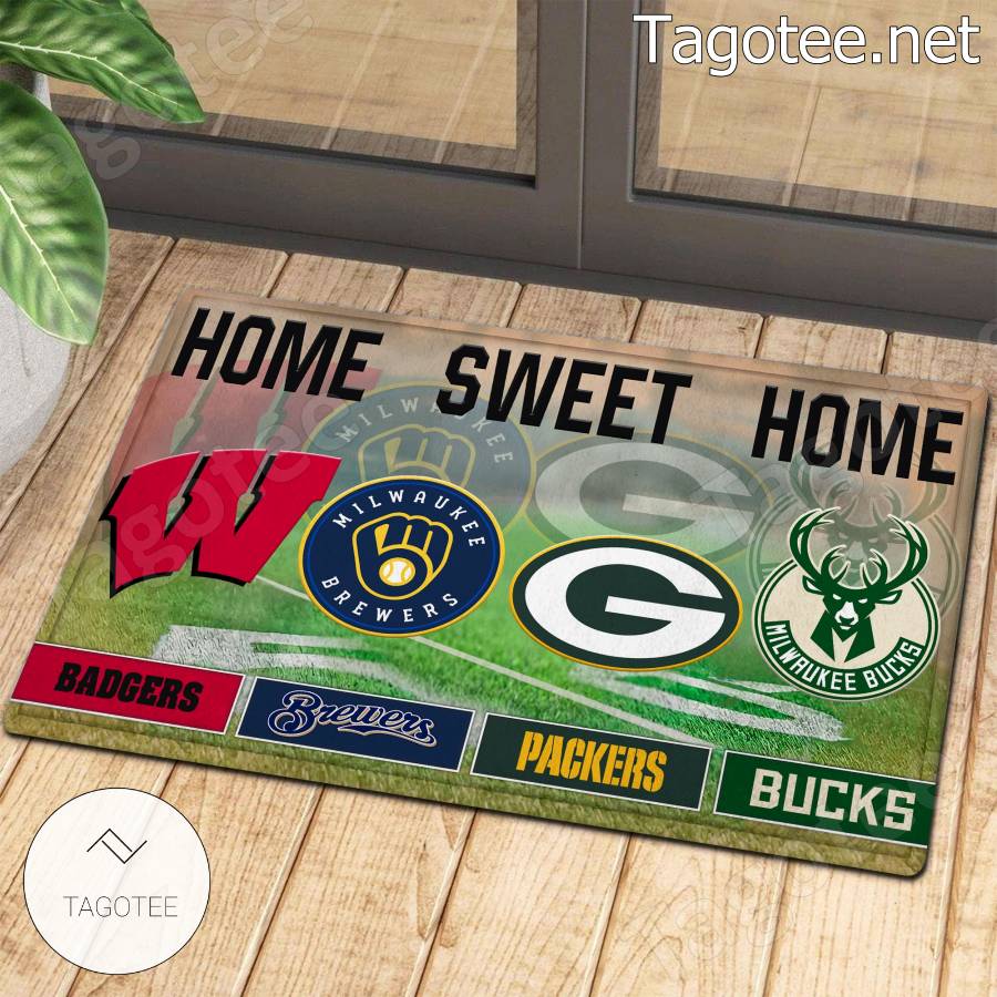 Home Sweet Home Baltimore Orioles And Baltimore Ravens Doormat - Tagotee