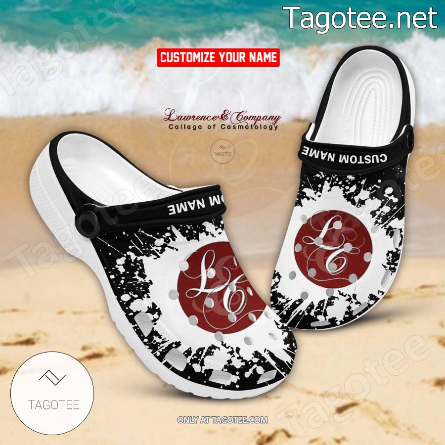 Lawrence & Company College of Cosmetology Logo Crocs Clogs - BiShop