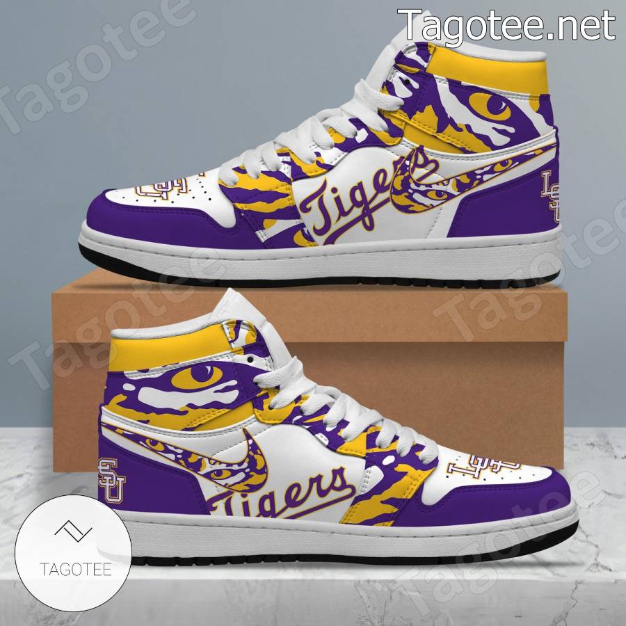 LSU Tigers Air Jordan 4 Shoes Sneaker Custom Name For Men And Women