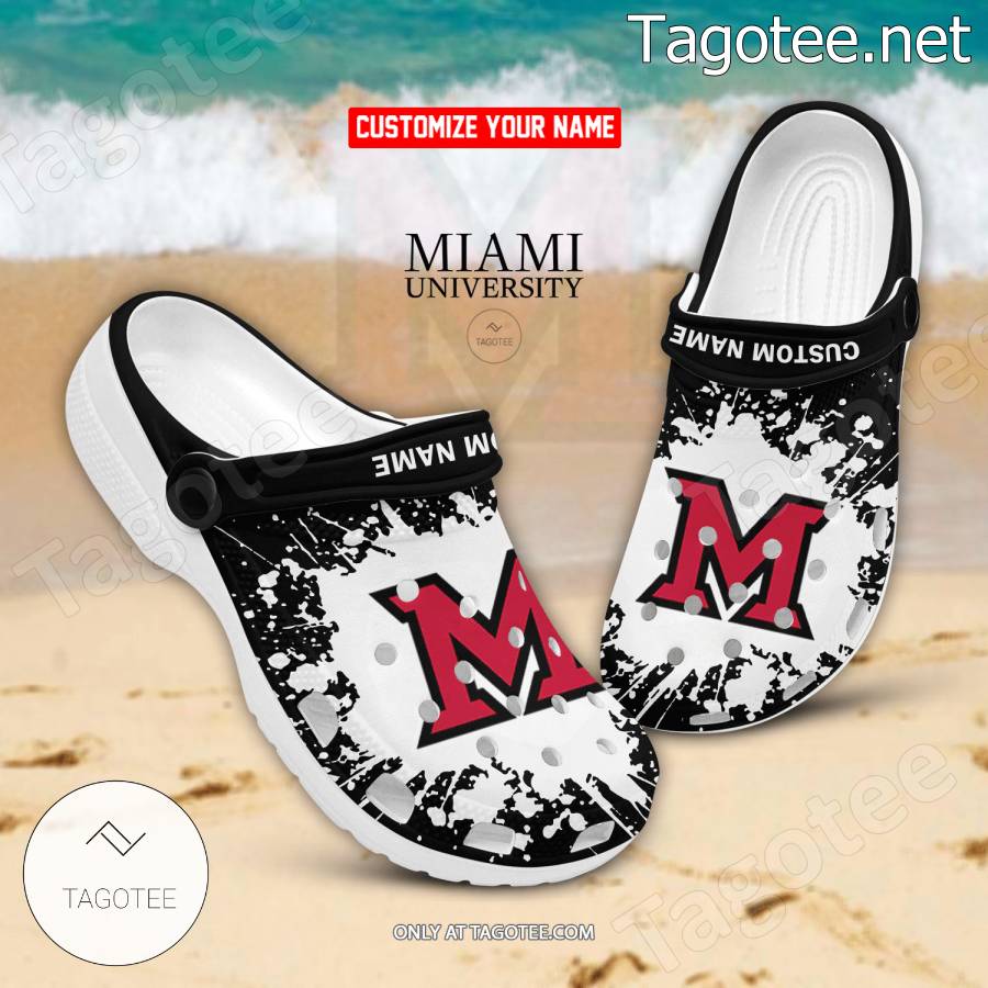 Miami University Logo Crocs Unisex-Adult - BiShop