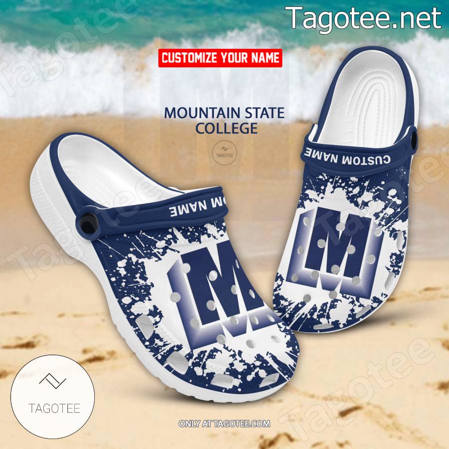 Mountain State College Logo Crocs Unisex-Adult - BiShop