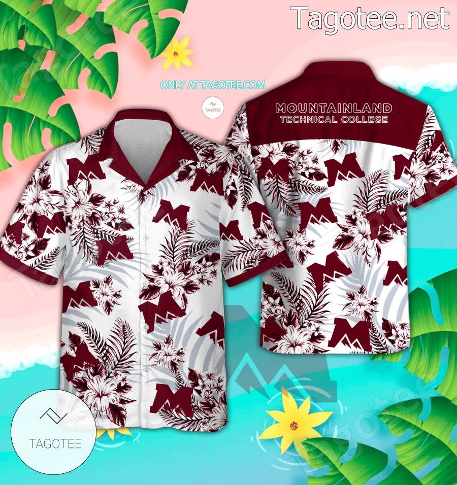 Mountainland Technical College Short Sleeve Aloha Shirt, Shorts - EmonShop