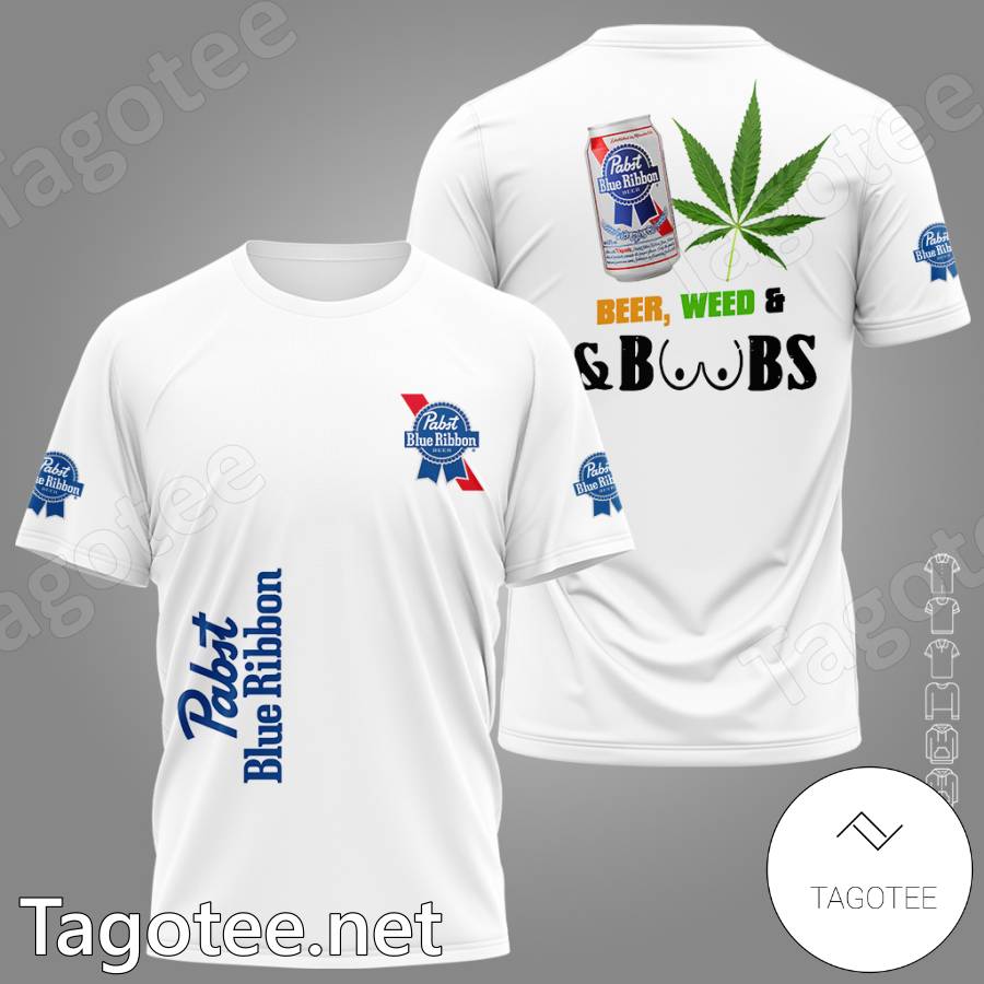 Pabst Blue Ribbon Baseball Jersey Top