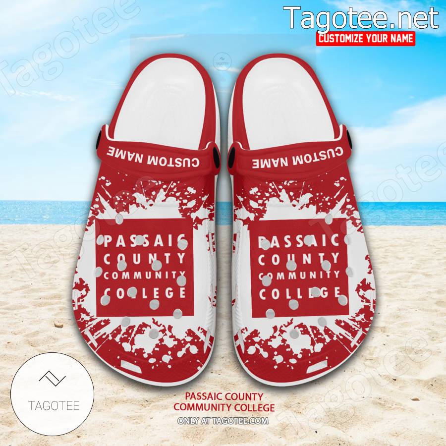 Passaic County Community College Logo Crocs Unisex-Adult - BiShop a
