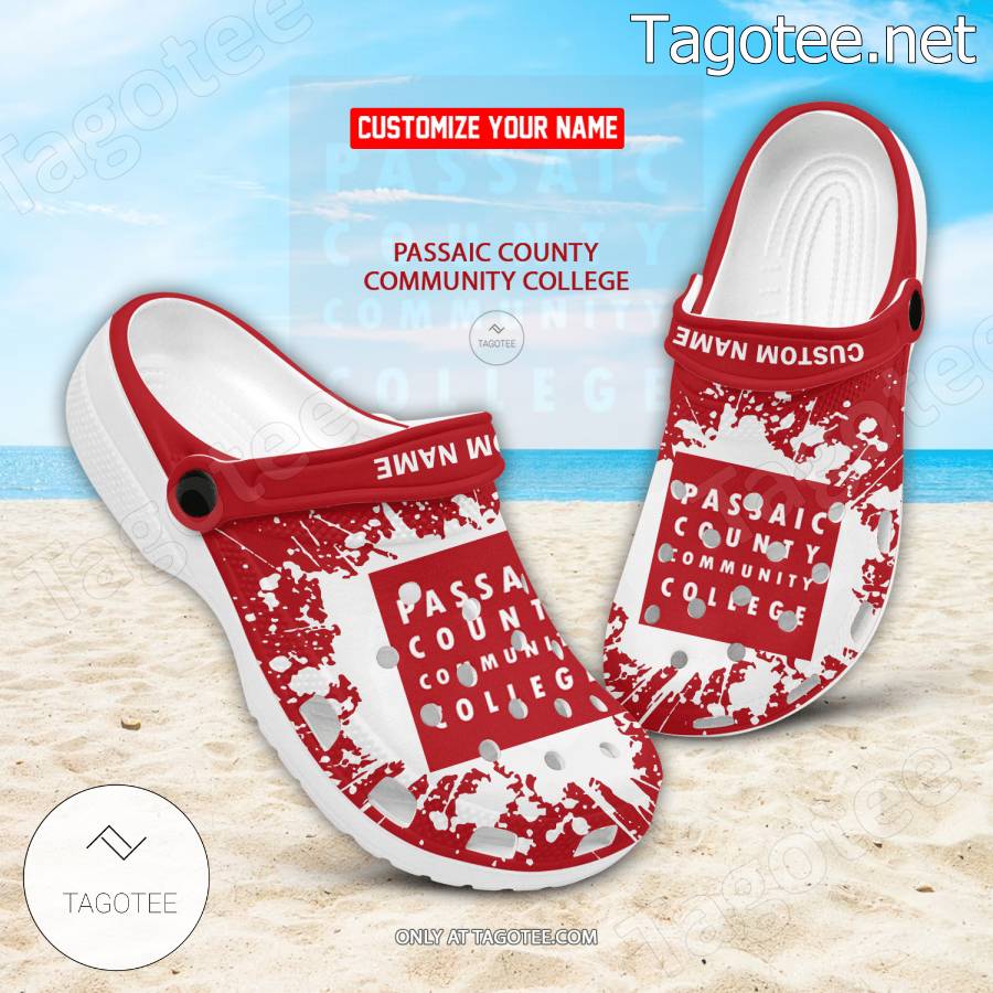 Passaic County Community College Logo Crocs Unisex-Adult - BiShop