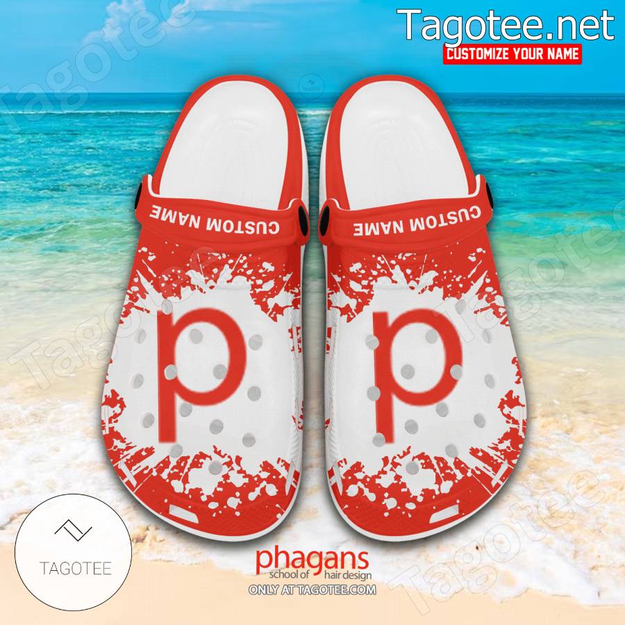 Phagans School of Hair Design Logo Crocs Clogs - BiShop a