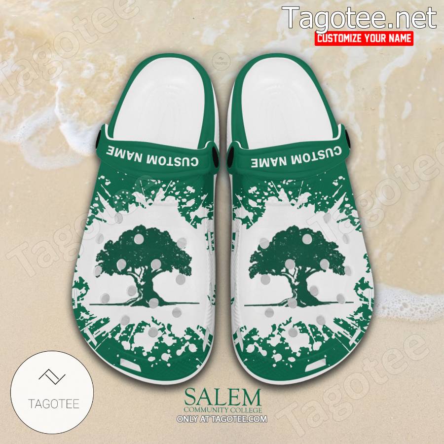 Salem Community College Logo Crocs Unisex-Adult - BiShop a