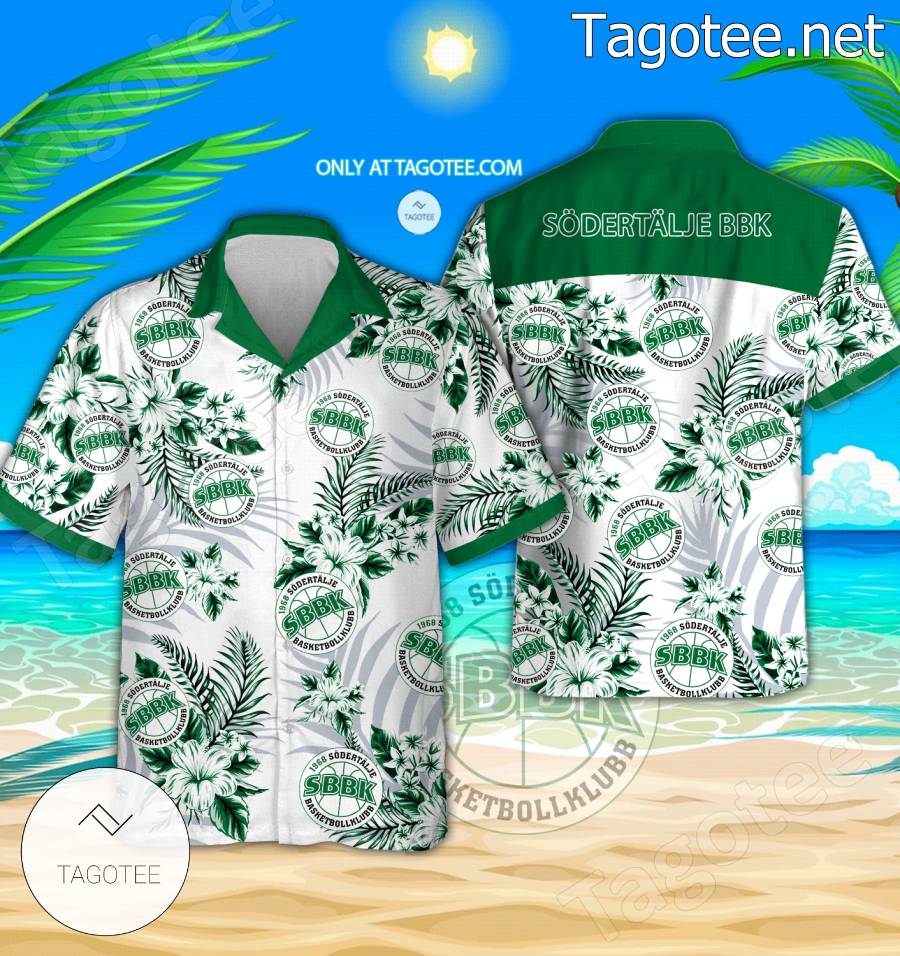 Sodertalje BBK Logo Hawaiian Shirt And Shorts - EmonShop - Tagotee