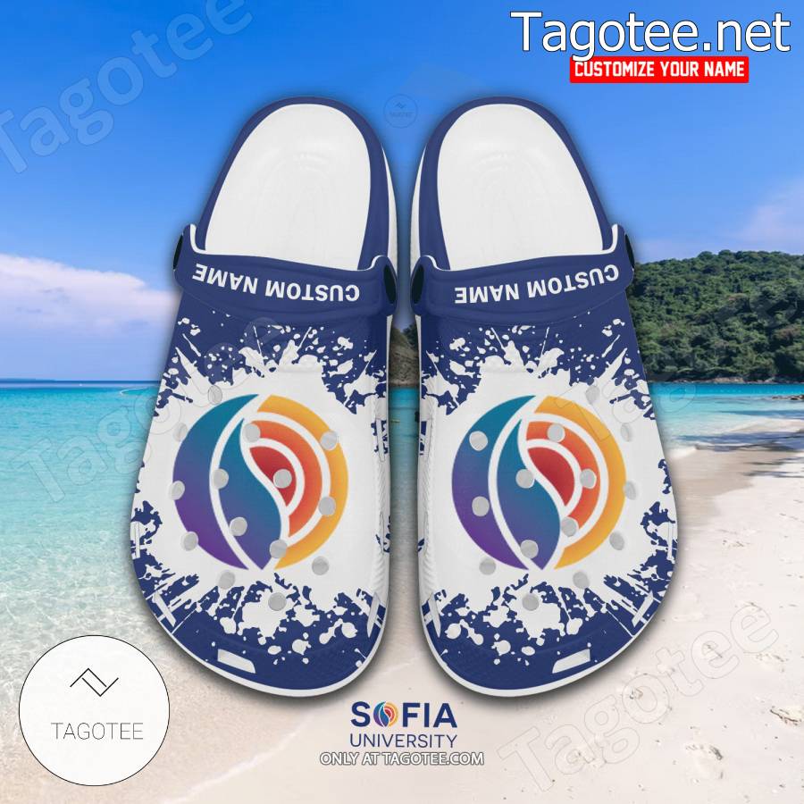 Sofia University Logo Crocs Unisex-Adult - BiShop a