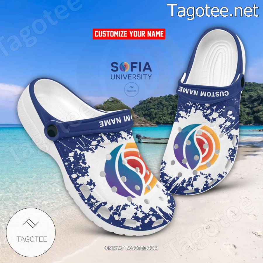 Sofia University Logo Crocs Unisex-Adult - BiShop