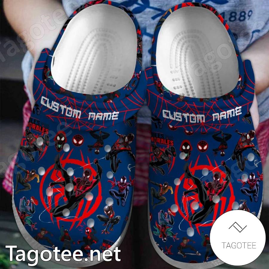 Spider Man Miles Morales Personalized Crocs Clogs - Tagotee