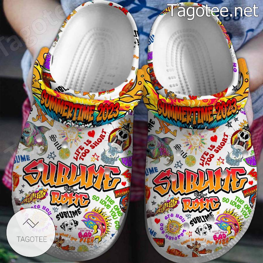 Sublime With Rome Summer Time 2023 Crocs Clogs - Tagotee