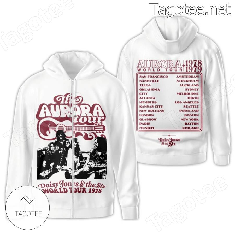 The Aurora Tour Daisy Jones And The Six World Tour 1978 T-shirt, Hoodie x