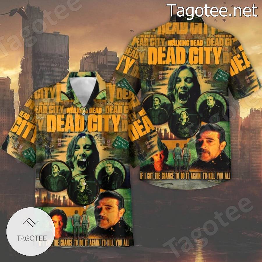 The Walking Dead Dead City Hawaiian Shirt - Tagotee