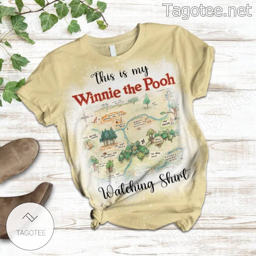 This Is My Winnie The Pooh Watching Shirt Pajamas Set - Tagotee