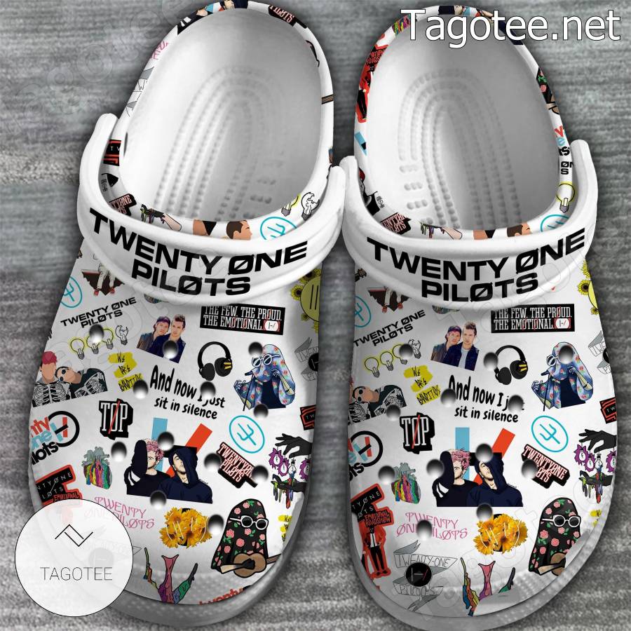 Twenty One Pilots And Now I Just Sit In Silence Crocs Clogs a