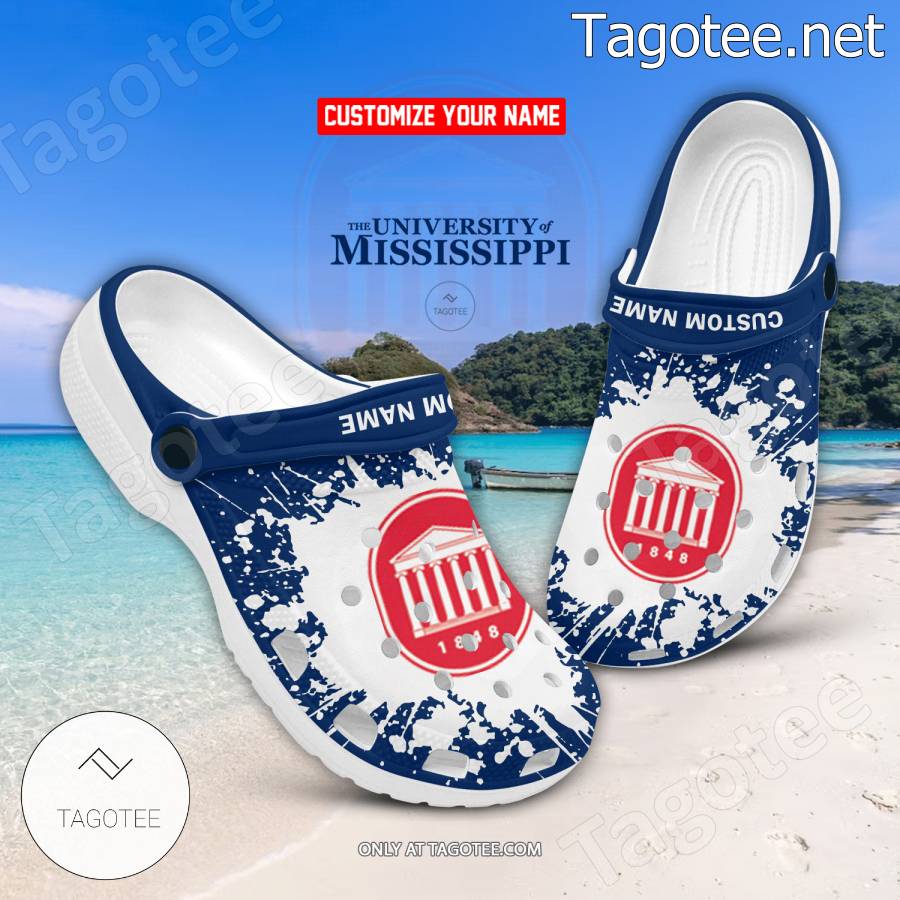 University of Mississippi Logo Crocs Unisex-Adult - BiShop