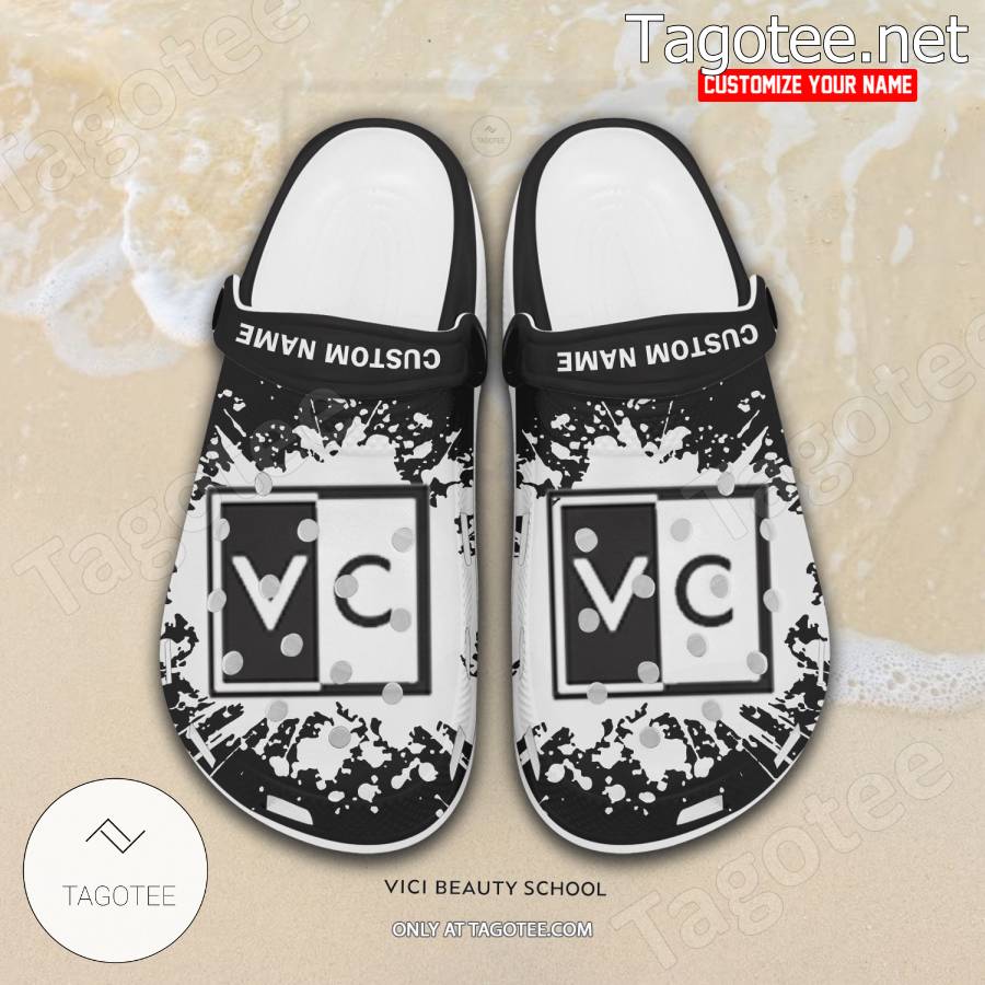 VICI Beauty School Logo Crocs Clogs - BiShop a