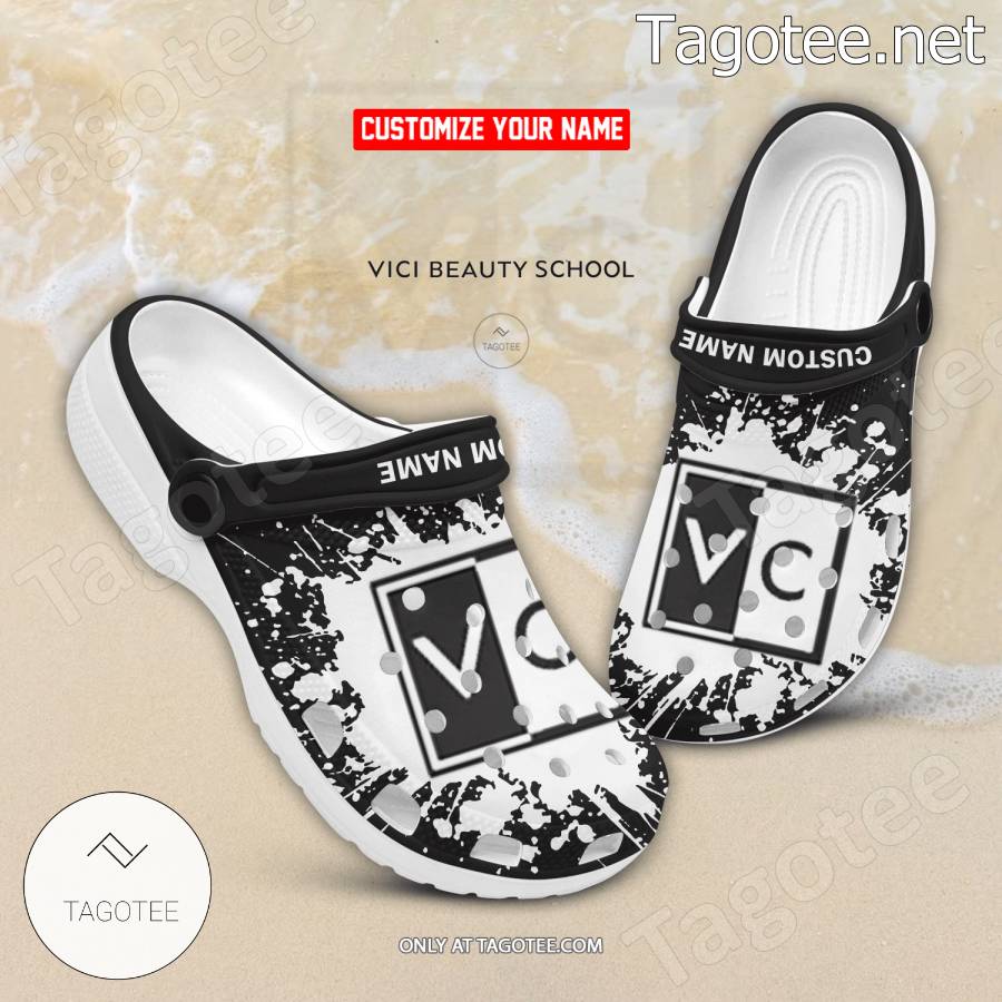 VICI Beauty School Logo Crocs Clogs - BiShop