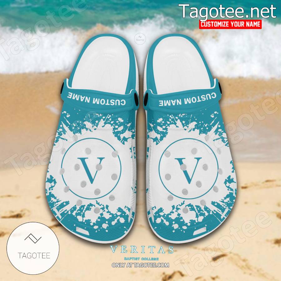 Veritas Baptist College Logo Crocs Clogs - BiShop a