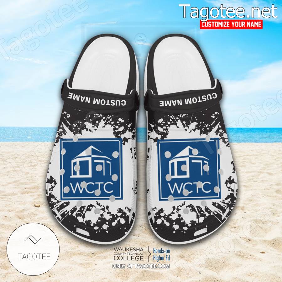 Waukesha County Technical College Logo Crocs Unisex-Adult - BiShop a