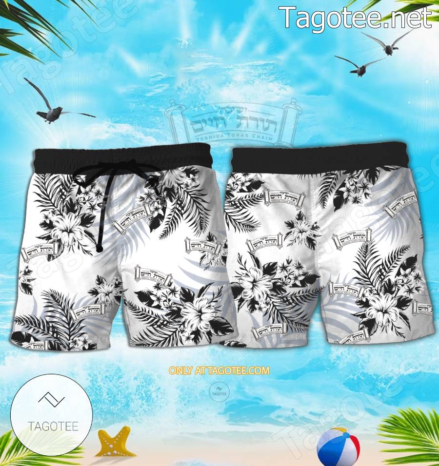 Yeshiva Toras Chaim Short Sleeve Aloha Shirt, Shorts - EmonShop a