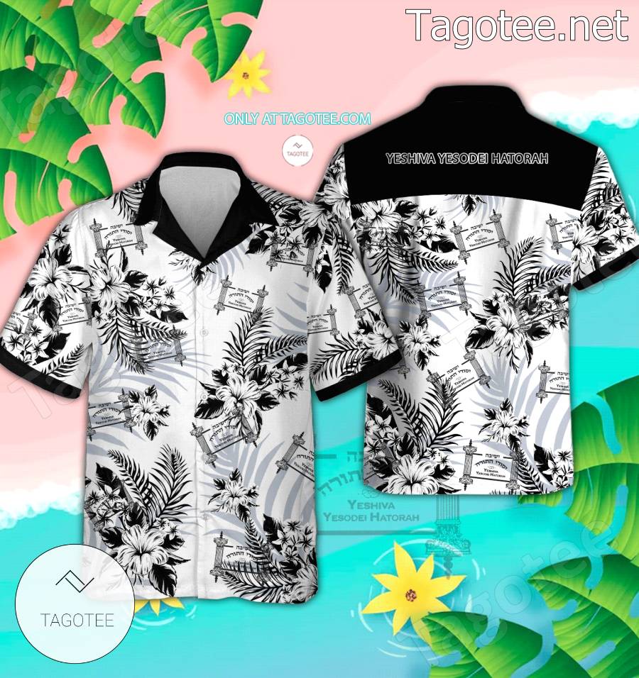 Yeshiva Yesodei Hatorah Short Sleeve Aloha Shirt, Shorts - EmonShop