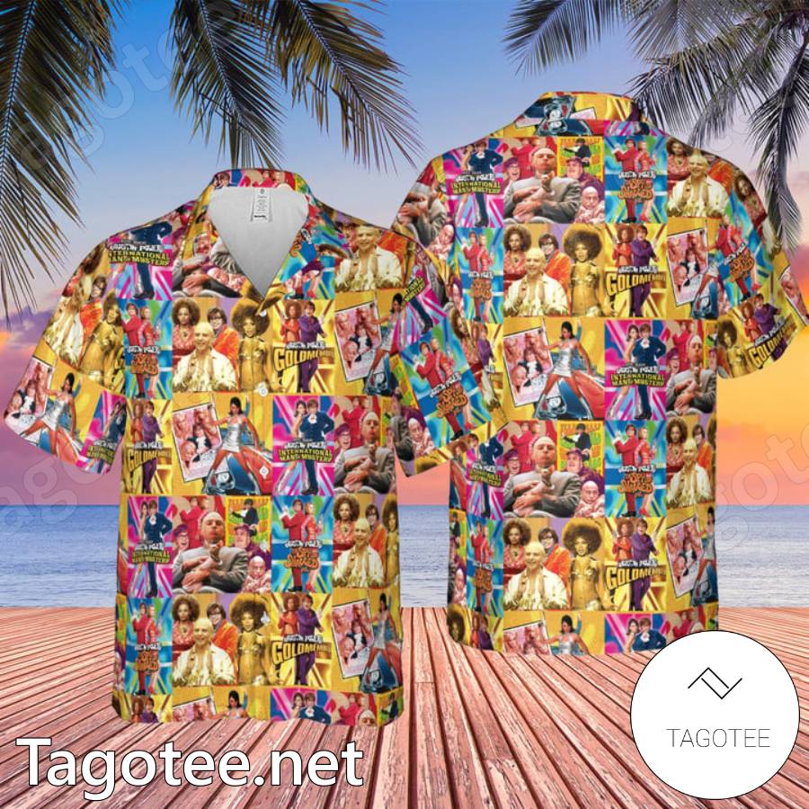 Austin Powers Gold Member Hawaiian Shirt Tagotee