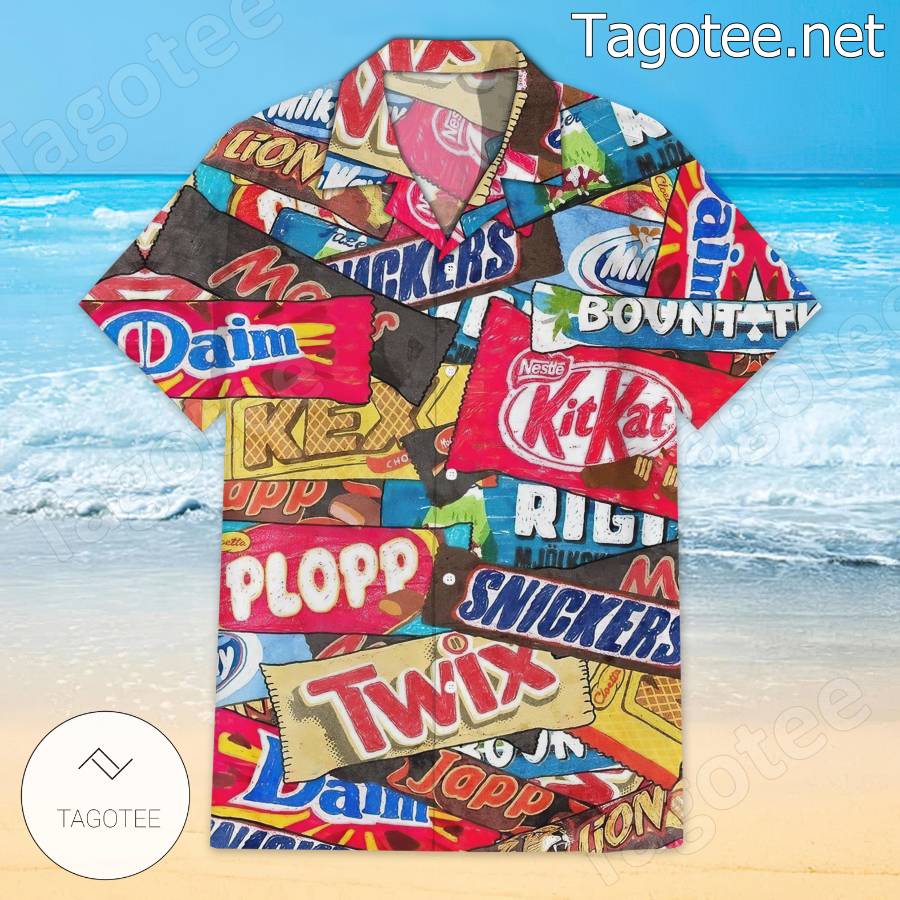 Candy Bars Hawaiian Shirt - Tagotee