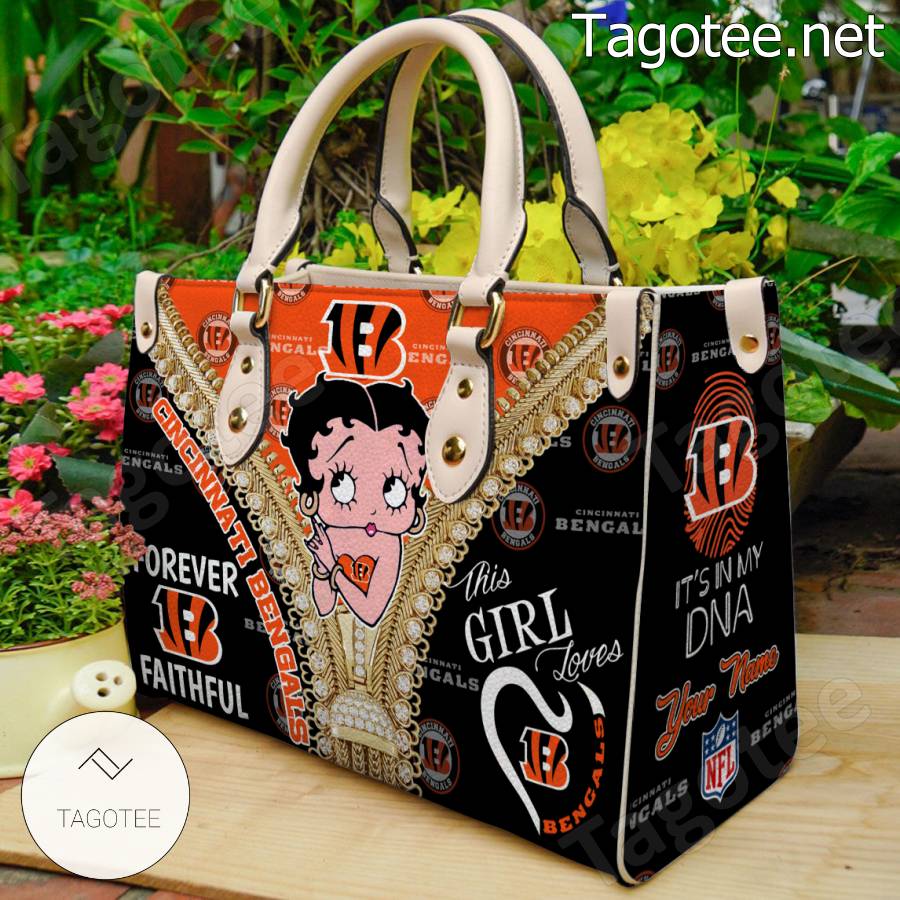 Cincinnati Bengals Betty Boop Girl Handbags a