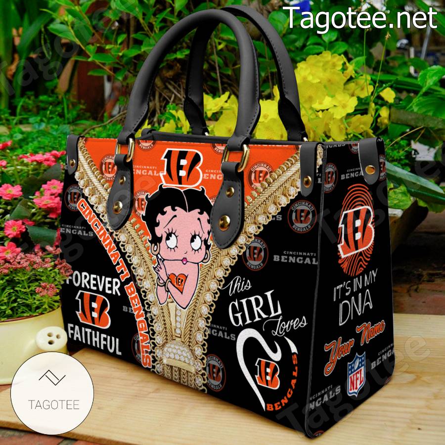 Cincinnati Bengals Betty Boop Girl Handbags