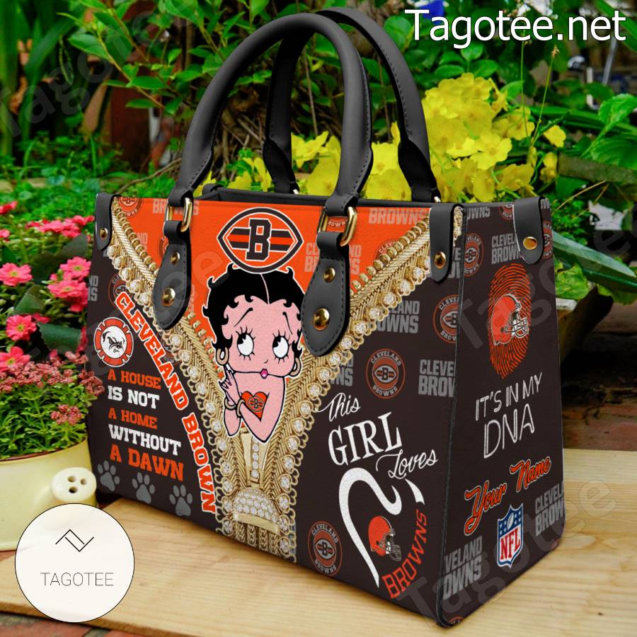 Cleveland Browns Betty Boop Girl Handbags