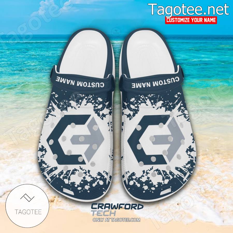 Crawford County Career and Technical Center Crocs Clogs Shoes - EmonShop a