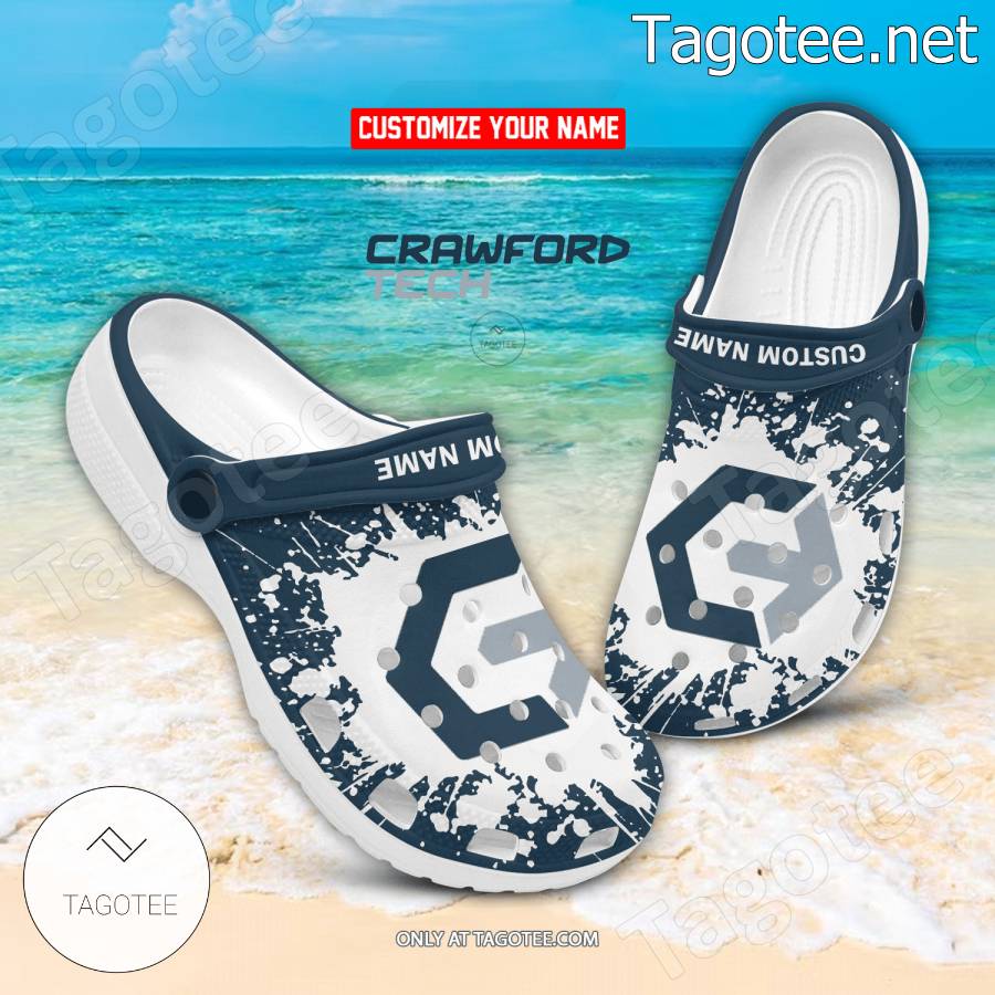 Crawford County Career and Technical Center Crocs Clogs Shoes - EmonShop