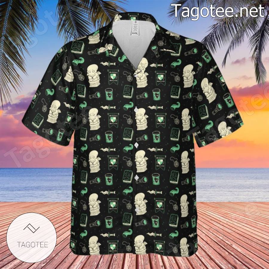 Cthulhu Lovecraft Miskatonic University Hawaiian Shirt - Tagotee