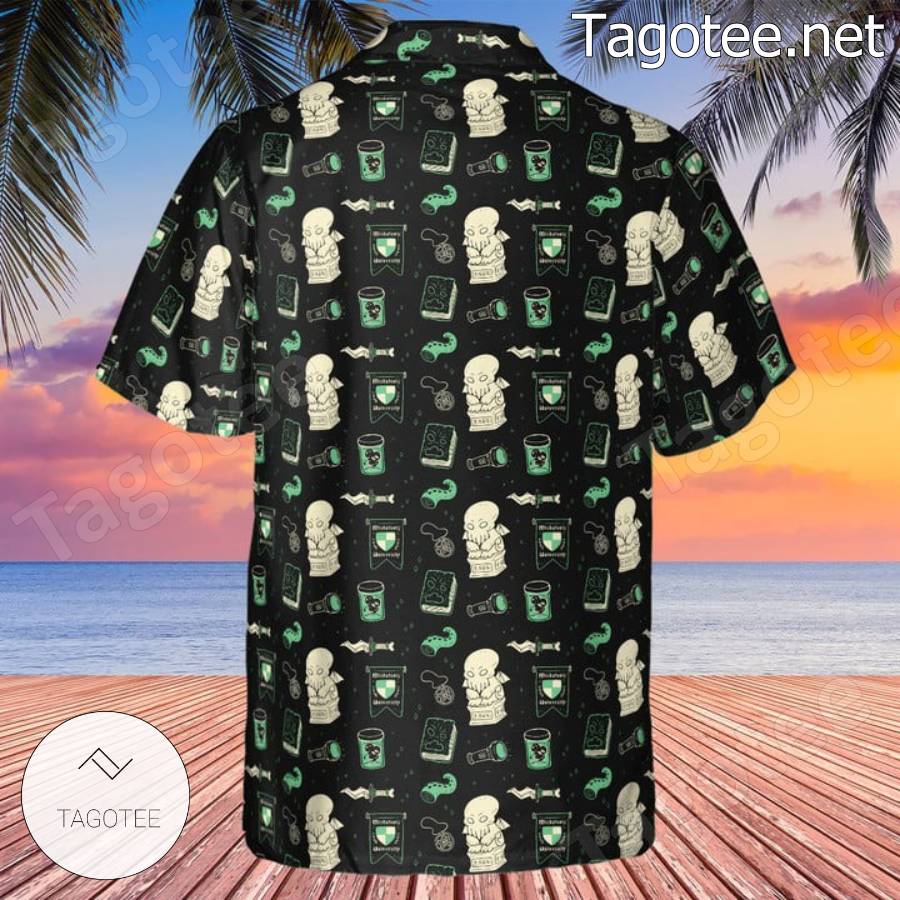Cthulhu Lovecraft Miskatonic University Hawaiian Shirt - Tagotee
