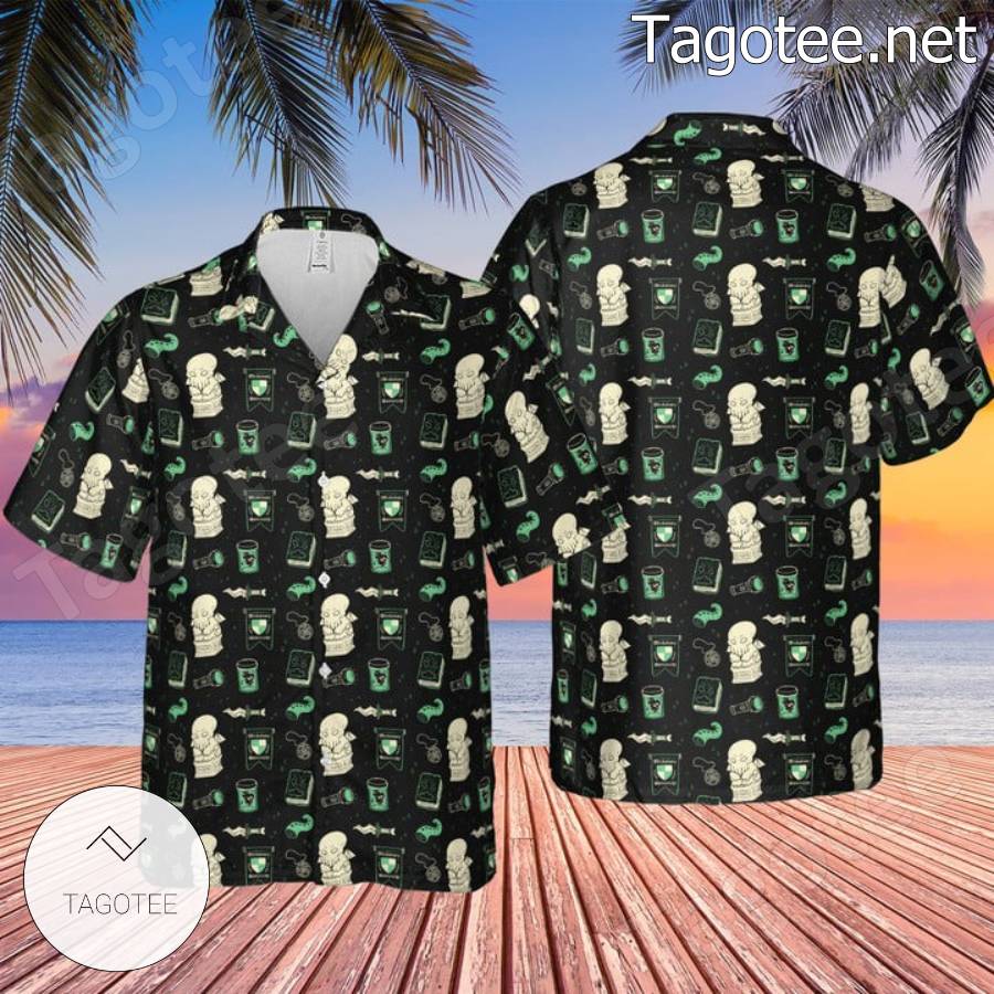 Cthulhu Lovecraft Miskatonic University Hawaiian Shirt - Tagotee