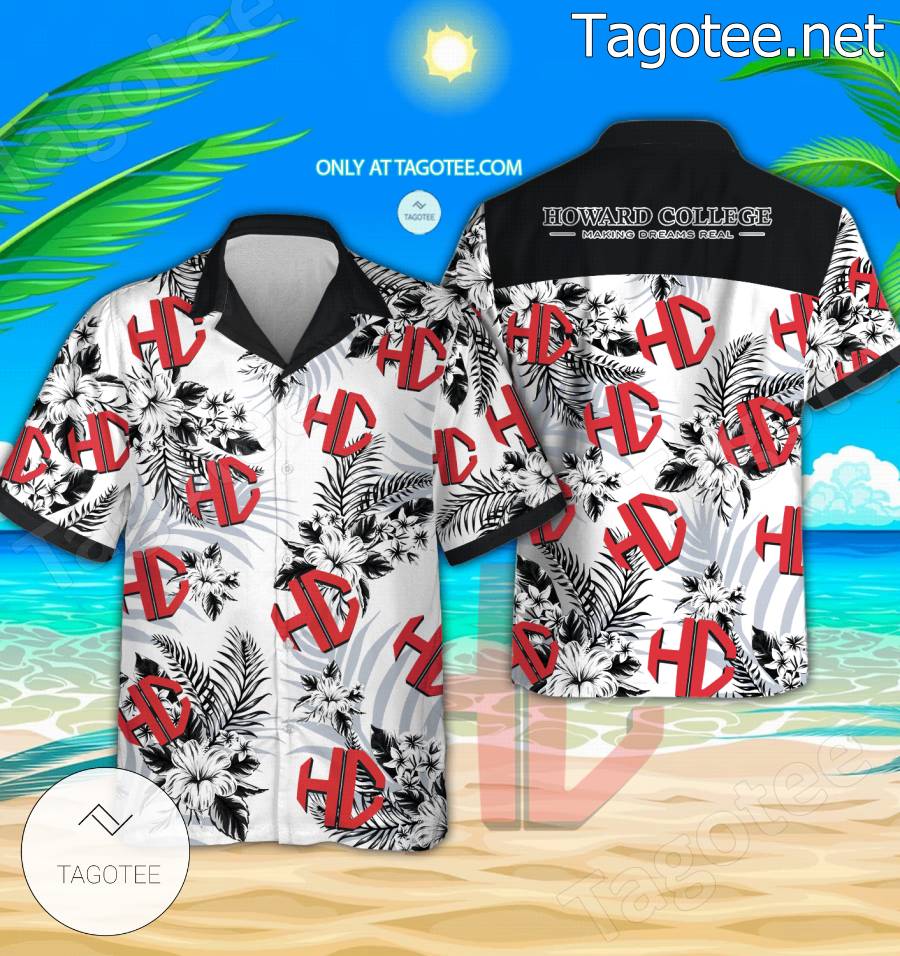 Howard College Logo Hawaiian Shirt - BiShop